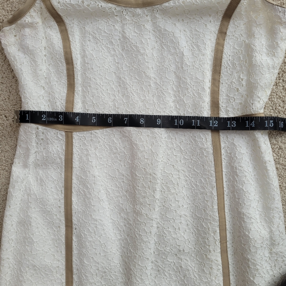 Michael Kors Sleeveless Lace Sheath Dress Size 4P - Picture 12 of 14